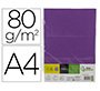 Papel color liderpapel din a4 80 gr lila intenso paquete de 500 hojas