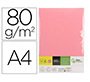 Papel color liderpapel din a4 80 gr rosa paquete de 500 hojas