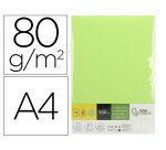 Papel color liderpapel din a4 80 gr verde paquete de 500 hojas