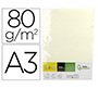 Papel color liderpapel din a3 80 gr crema paquete de 500 hojas