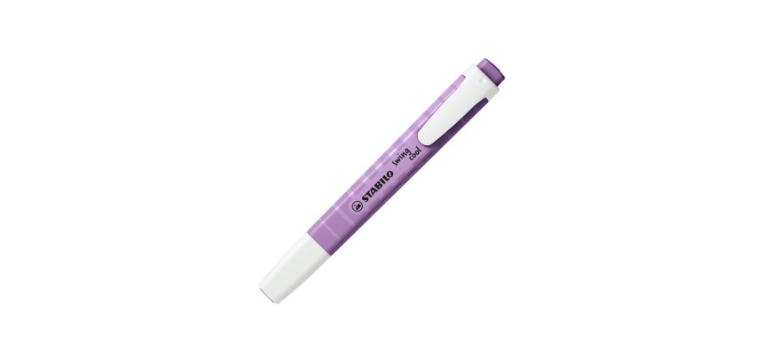 Rotulador stabilo fluorescente fino swing cool nature edicion wildflower lila grisaceo