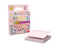 Bloc de notas adhesivas quita y pon post it z-notas super sticky 100% pefc 76x76 mm dispensador 90 hojas rosa