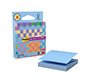 Bloc de notas adhesivas quita y pon post it z-notas super sticky 100% pefc 76x76 mm dispensador 90 hojas azul
