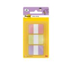 Banderitas separadoras rigidas dispensador post-it index strong 686-3 sun 25,4x38.1 mm pack de 36