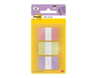 Banderitas separadoras rigidas dispensador post-it index strong 686-3 sun 25,4x38.1 mm pack de 36