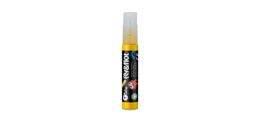 Rotulador tcolors fly&flot efecto 3d volumetrico 25 ml color amarillo