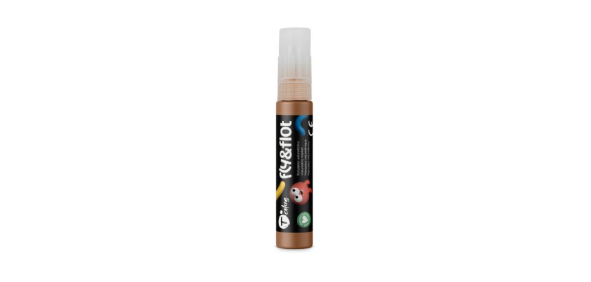 Rotulador tcolors fly&flot efecto 3d volumetrico 25 ml color marron
