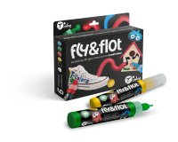 Rotulador tcolors fly&flot efecto 3d volumetrico 25 ml estuche de 6 colores surtidos