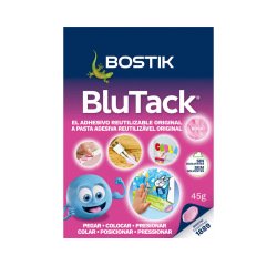 Sujetacosa masilla bostik blu tack rosa blister de 45 gr