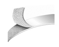 Cinta de cierre adhesiva plico velcro blanco macho 25 m x 50 mm