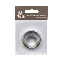 Cortador metalico sio-2 redondo set de 3 piezas