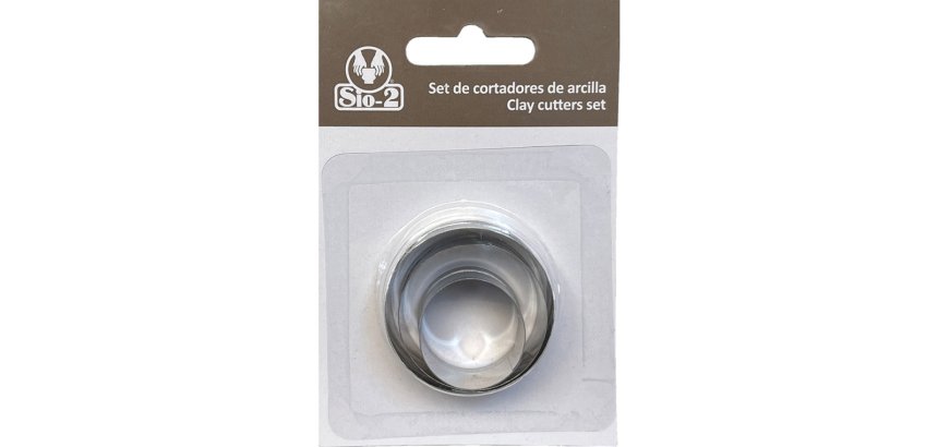 Cortador metalico sio-2 redondo set de 3 piezas