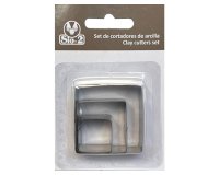Cortador metalico sio-2 cuadrado set de 3 piezas