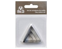 Cortador metalico sio-2 triangulo set de 3 piezas