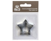 Cortador metalico sio-2 estrella set de 3 piezas