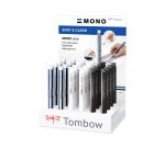 Portagomas tombow mono stick expositor sobremesa de 24 unidades surtidas