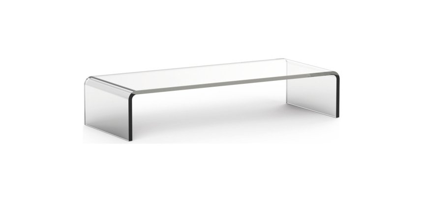 Soporte maul para monitor acrilico transparente l 500x198x100 mm