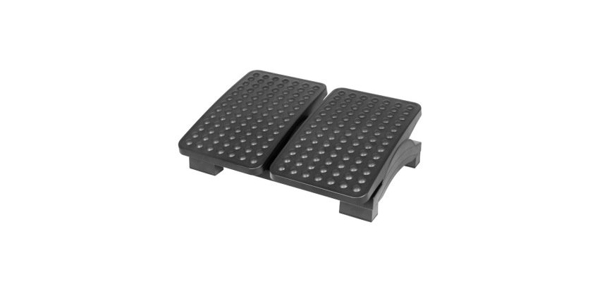 Reposapies maul step duo ajustable en altura color negro 430x320 cm