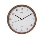 Reloj maul grain de pared redondo 30 cm diametro cuarzo marco madera oscura