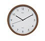 Reloj maul grain de pared redondo 30 cm diametro cuarzo marco madera oscura