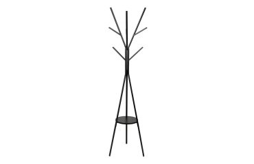 Perchero metalico maul avalon pie 9 colgadores color negro 1800x310 mm