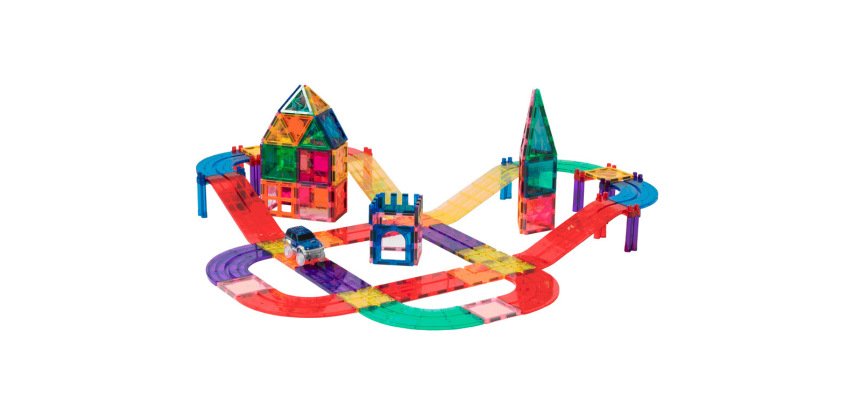 Juego de construccion magnetico circuito coches 72 piezas +3 años