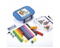 Cubo engarzable para juegos matematicos set de 100 unidades en 10 colores surtidos + 3 años