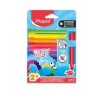 Lapices de colores maped color peps infinity kidy blister de 12 unidades colores surtidos