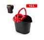 Cubo fregona plasticforte new black clean 14 litros color negro