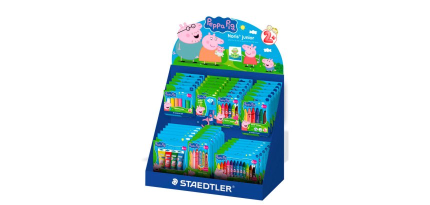 Expositor sobremesa staedtler gama noris junior peppa pig 48 unidades surtidas