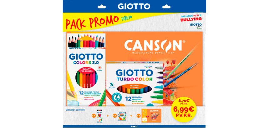 Pack de dibujo giotto promo