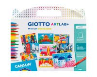 Pintura por numeros giotto art lab pixel art postales