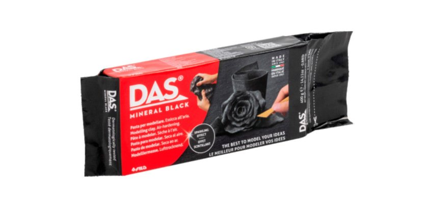 Pasta de modelar das mineral 800 gr color negro