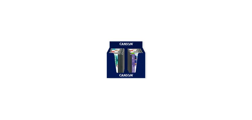 Cuaderno de bocetos canson art books graduate 140x216 mm 100 g expositor de 10 unidades