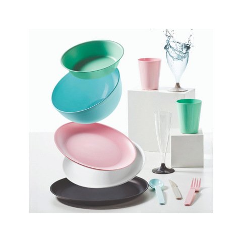 Vaso polipropileno archivo 2000 reutilizable libre bpa capacidad 330 ml color blanco