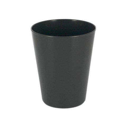 Vaso polipropileno archivo 2000 reutilizable libre bpa capacidad 330 ml color gris antracita