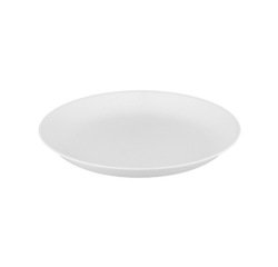 Plato polipropileno archivo 2000 llano 23,5 cm diametro reutilizable e irrompible libre bpa color blanco