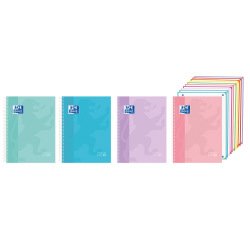 Cuaderno espiral oxford europeanbook 10 tapa extradura din a4 200 hojas cuadro 5 mm