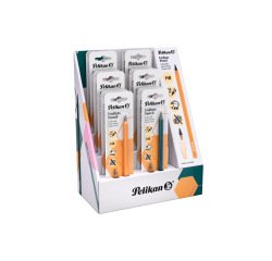 Lapiz de grafito infinito pelikan cuerpo aluminio expositor de 12 unidades
