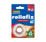 Miniportarrollo imedio rollafix transparente para cinta 25 m x 19 mm