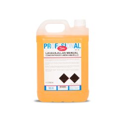 Lavavajillas manual zorka concentrado limon amarillo garrafa 5 litros
