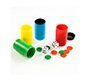 Cubilete parchis/oca fournier con dados y fichas para 4 jugadores