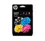 Ink-jet hp 937 officejet pro 9120e / 9130e / 9720 / 9730 / 9110b / 9120b / 9130b pack de 4 colores negro amarillo cian