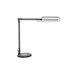 Lampara de escritorio maul led 3 niveles intensidad luz cabezal y brazo inclinable con carga inductiva qi color