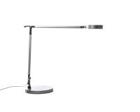 Lampara de escritorio maul led 4 niveles intensidad luz cabezal y brazo inclinable color plata