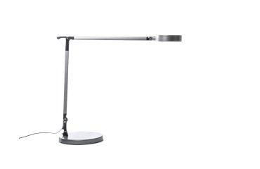 Lampara de escritorio maul led 4 niveles intensidad luz cabezal y brazo inclinable color plata