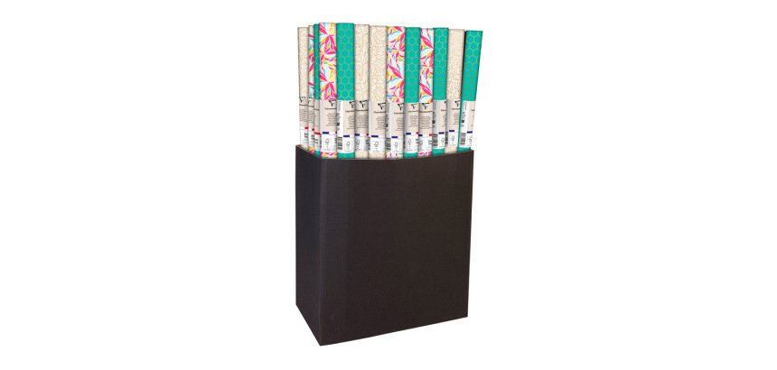Papel de regalo clairefontaine alianza todo año 57 g rollo ancho 70 cm longitud 2 m