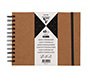 Album de fotos espiral clairefontaine tapa dura kraft 210x160 mm 40 hojas 200 g