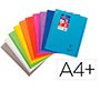 Cuaderno espiral clairefontaine koverbook tapa polipropileno din a4+ 80 hojas cuadro 5 mm banda 4