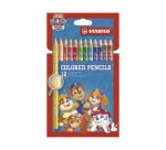 Lapices de colores stabilo patrulla canina mina 4,2 mm caja de 12 unidades colores surtidos